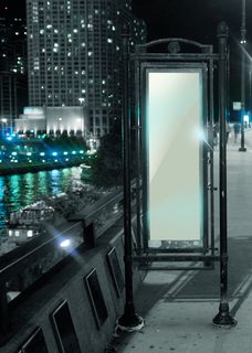 灯箱样机 广告牌 户外广告 旗帜 路牌 (2)