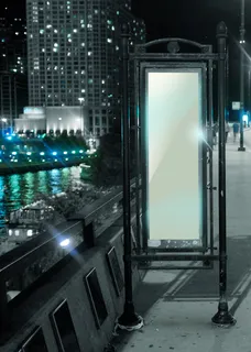 灯箱样机 广告牌 户外广告 旗帜 路牌 (2)