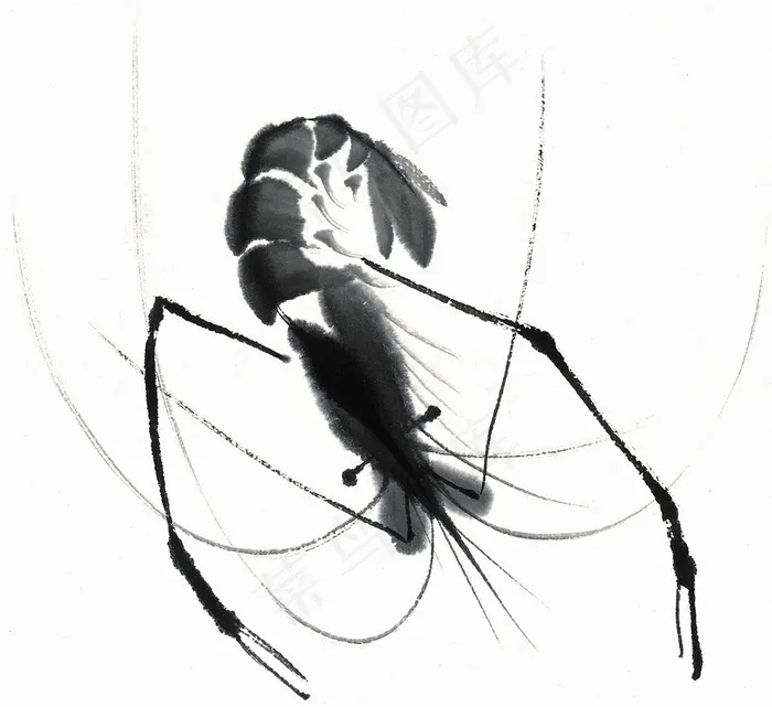 国画鱼虾蟹龟高清摄影图片