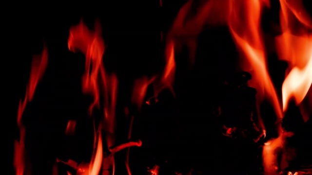 火, 营火, 火焰, 壁炉, 烧伤, 吸烟, 热, 黑暗
