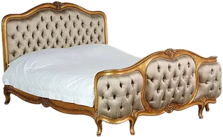 铁架床实木家具床图片PNG元素免扣