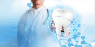 蓝色科技全国爱牙日展板