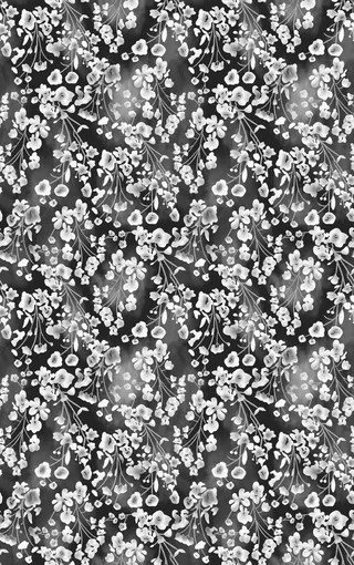 数码印花晕染碎花