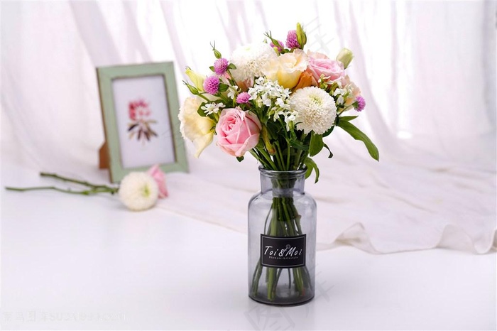 鲜花场景图摄影