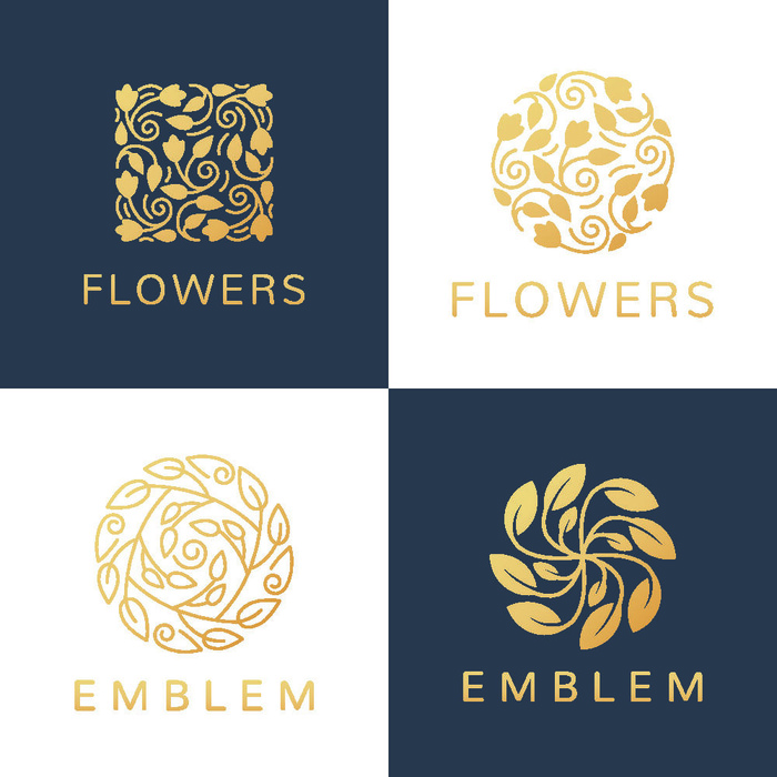 手绘Logo标志素材