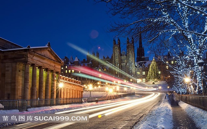 巴黎圣母院夜色摄影