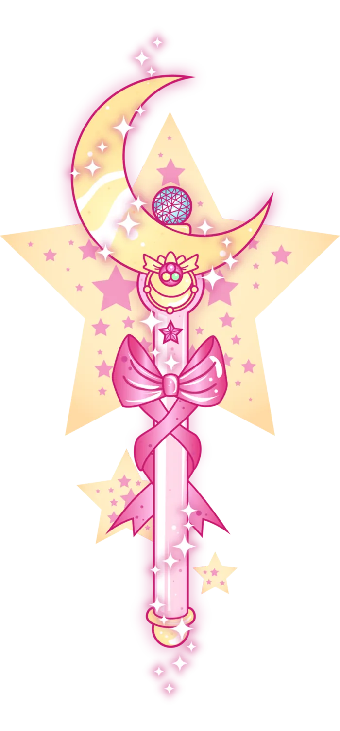 卡通魔杖魔法