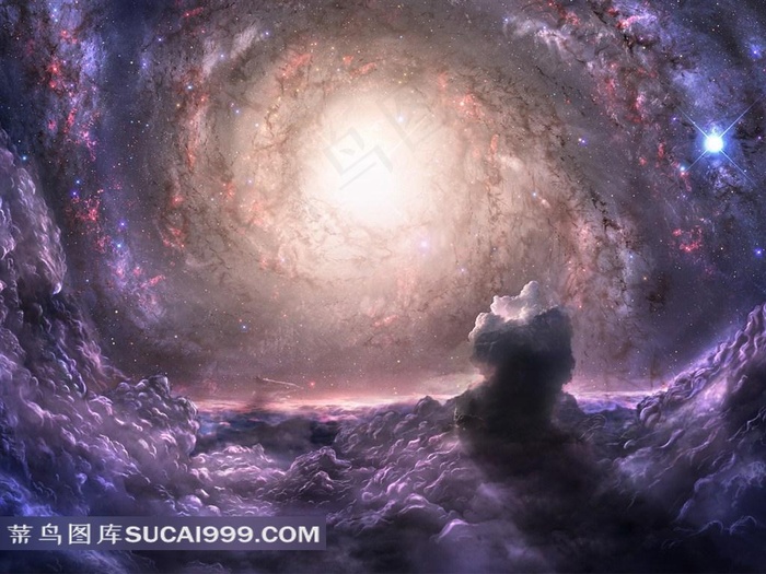 壮丽星云宇宙场景