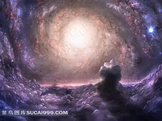 壮丽星云宇宙场景