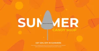 设计英文广告销售横幅素材