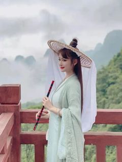 风光上水美女图片