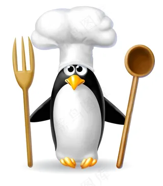 可爱卡通小企鹅图片