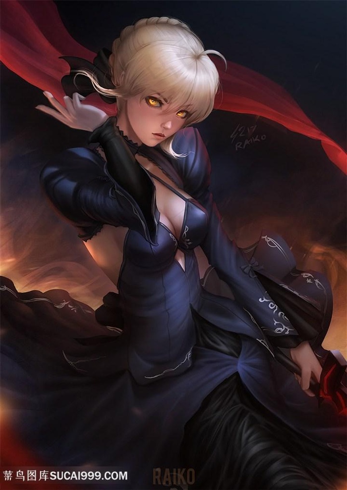 梦幻美少女背景图片