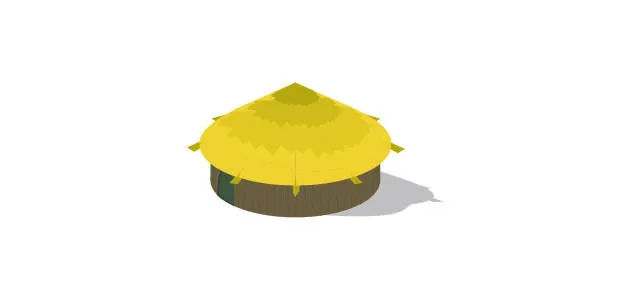 分析图素材图标集合景观建筑立面插画场景AI矢量图形设计eps,ai矢量模版下载