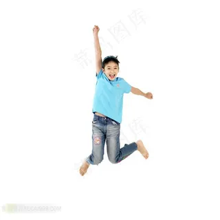 跳跃的女孩素材