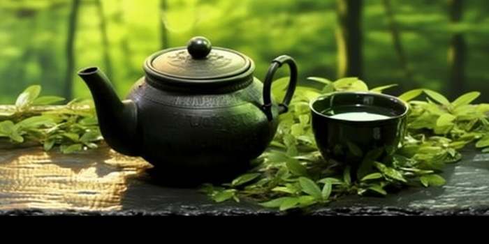 茶壶植物自然意境背景(1200x600)