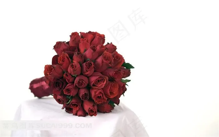 婚礼玫瑰鲜花素材