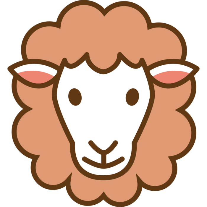 小羊简笔画图标