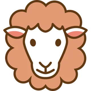 小羊简笔画图标