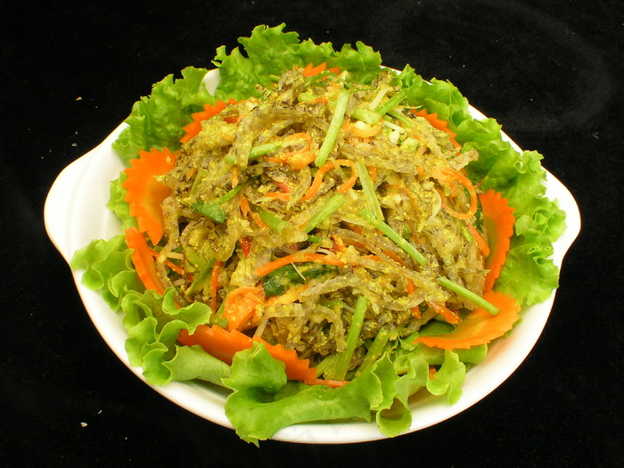 粤菜1431芥茉鱼皮