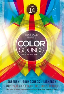 科技感多边形海报模板