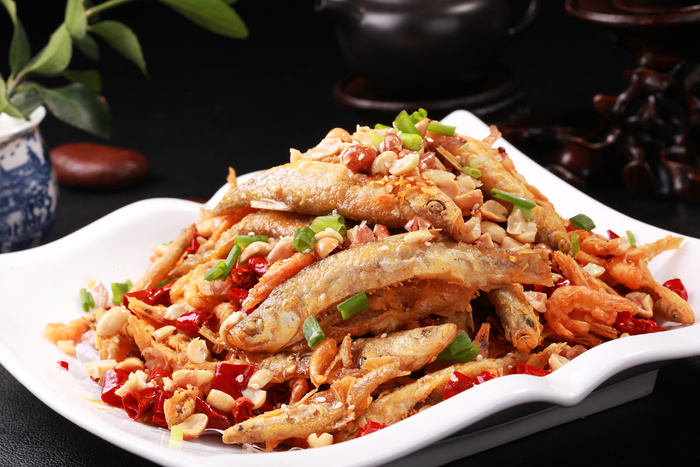 香辣小鱼虾