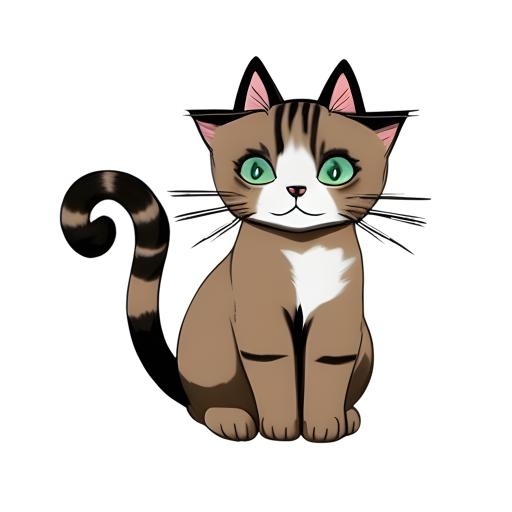 猫动物宠物免抠(2048x2048)