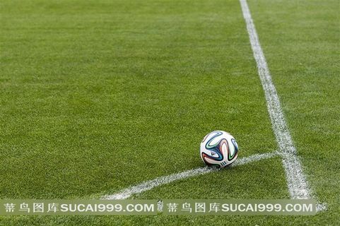 足球场上的足球