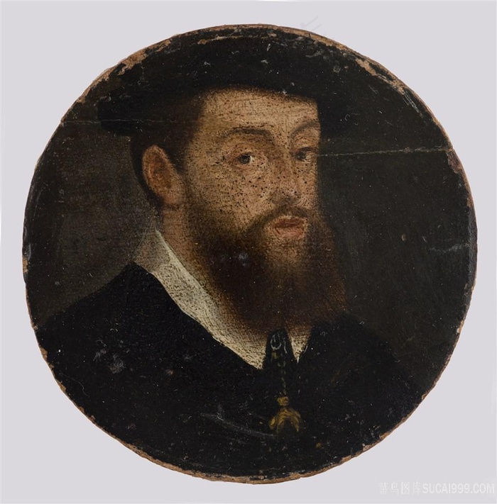 皇帝卡洛斯肖像油画