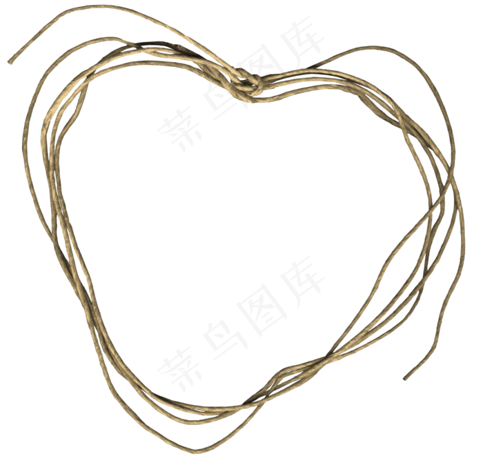 心型绳  