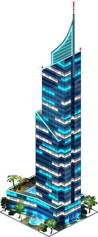 摩天大楼 PNG免抠(201x486)