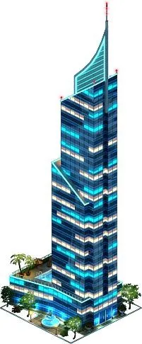 摩天大楼 PNG免抠(201x486)