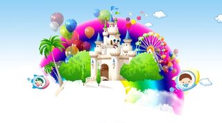 卡通儿童卧室背景墙