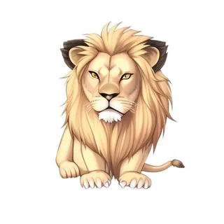狮子动物免抠
