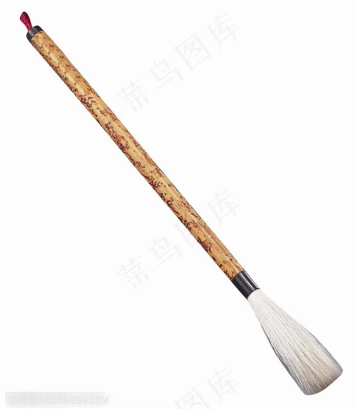 毛笔特写-羊毫大号毛笔