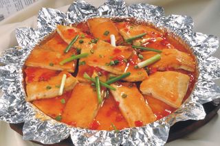 铁板小葱煎豆腐（大图）   18元 例