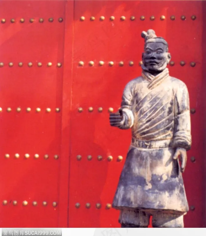 秦皇兵马俑与古城门