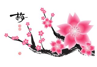 中国山水画水墨图案素材31