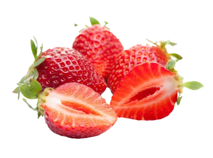 草莓 (29)水果超市商品白底图免抠实物摄影png格式图片透明底