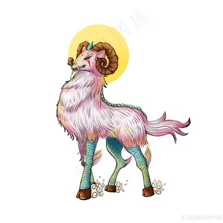 古代神话动物PNG绘画图片