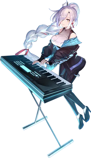 原神音乐会申鹤免扣素材