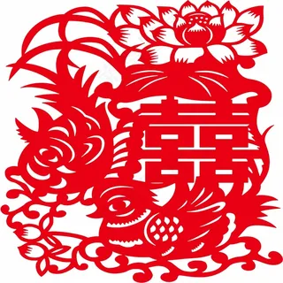 喜剪纸 剪纸风元素