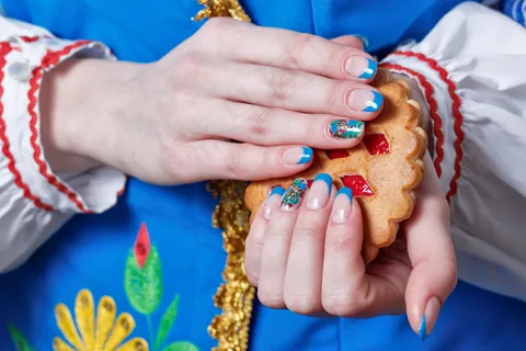 短款式美甲图片 短款式美甲图片