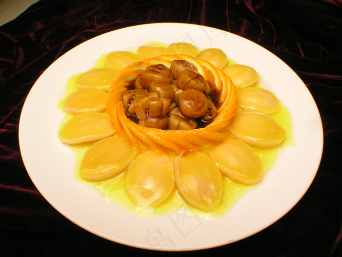 粤菜3388鲍鱼烧干贝