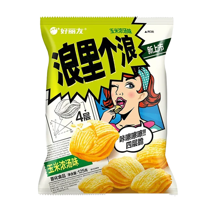 好丽友浪里个浪 (4)小吃超市商品白底图免抠实物摄影png格式图片透明底