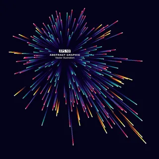 几何抽象粒子线条光线科技感网页banner展板背景AI矢量设计素材