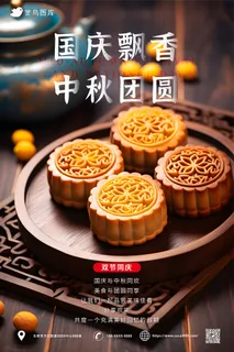 中秋，国庆同乐 海报