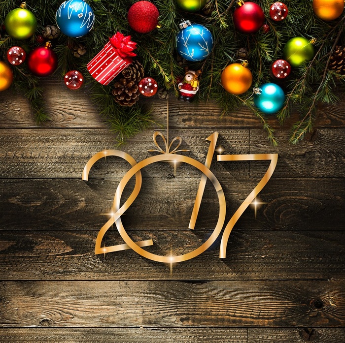 绚丽新年背景素材