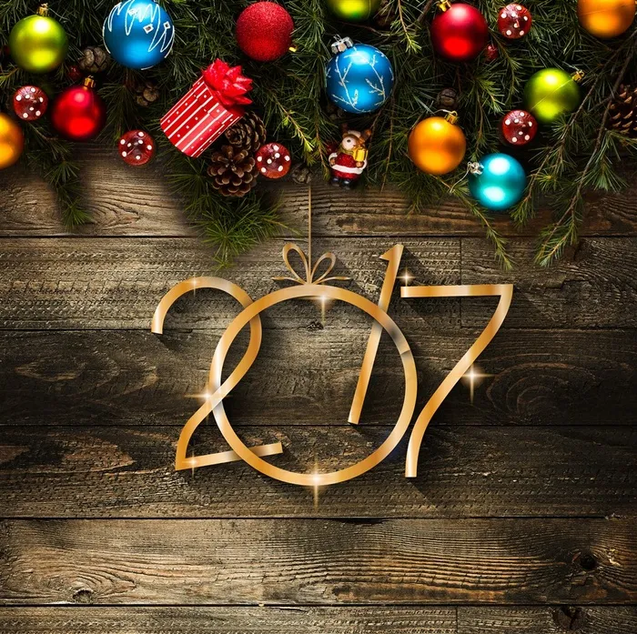 绚丽新年背景素材