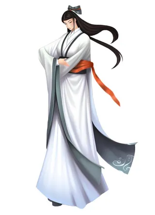 古风人物插画免抠